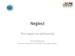 Workshop 2 Presentation – Impact on adolescents