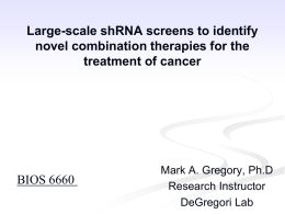 Case 4: shRNA-seq Analysis