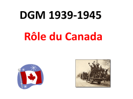 Rôle du Canada DGM