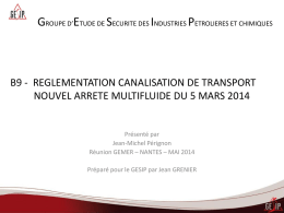 LE NOUVEL ARRETE MULTIFLUIDE
