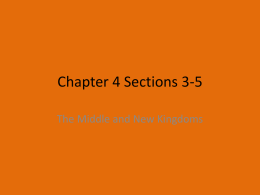 Chapter 4 Sections 2 and 3