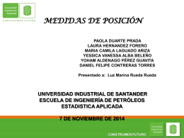 4-Medidas de posición - Universidad Industrial de Santander