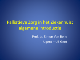 Presentatie Simon Van Belle - End-of