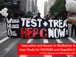 A Case Study for HIV/AIDS and Hepatitis C