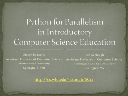 PythonForParallelism