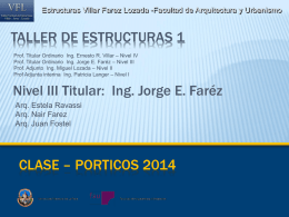Clase 4 Porticos 22-4-2014 - Estructuras Villar - Farez