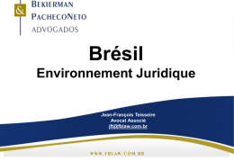 Bresil Environnement juridique