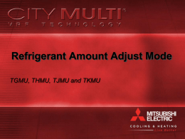 Refrigerant Amount Adjust Mode PowerPoint