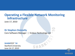 (Donnelly) Operating a Flexible Network Montioring