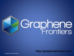 Graphene Frontiers Presentation  - IEEE