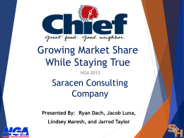 Tacting for gaining Market Share
