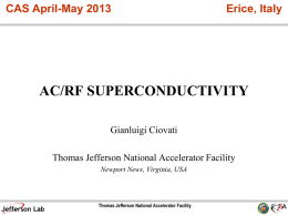 Apr26_1_Ciovati - CERN Accelerator School