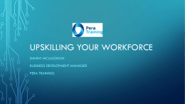Upskilling your workforce