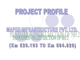 PROJECT PROFILE * DURGAPUR EXPRESSWAY (KM