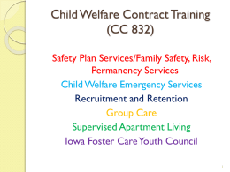 FSRP/SPS * What*s New - Iowa DHS Service Training
