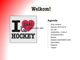 Zaalhockeypresentatie_2014-2015