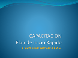 Plan de Inicio R&aacute;pido