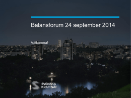 Presentation Balansforum 24 september 2014 (5 MB, nytt fönster
