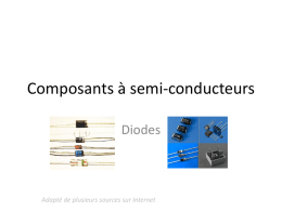 6-Composants à semi-conducteurs : Diodes
