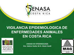 Vigilancia de Enfermedades Animales en Costa Rica