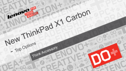New ThinkPad X1 Carbon - Top Options