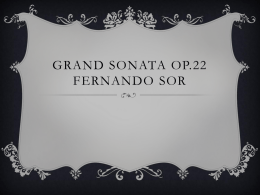 Sonata Op.22 Fernando Sor