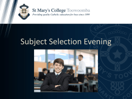 Click to - St Mary`s College