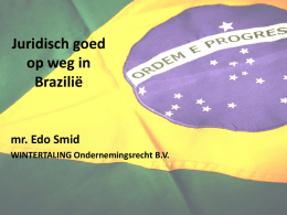 Juridisch goed op weg in Brazilië