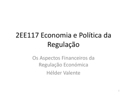 2EE117 Economia e Política da Regulação