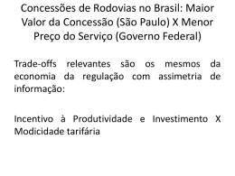Concessões de Rodovias no Brasil: Maior Valor da