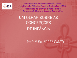 infância - PIA - Universidade Federal do Pará