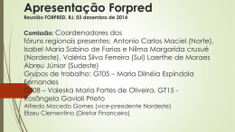 MINUTA DE REGULAMENTO REUNI&Otilde;ES REGIONAIS DA ANPED