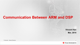 Run ARM & DSP Communication Example