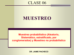 CLASE 06 MUESTREO