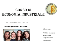 Politica predatoria dei prezzi
