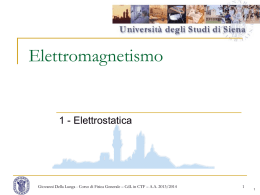 Elettrostatica (presentazione PowerPoint)