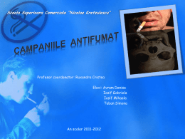 CAMPANIILE ANTI-FUMAT - ruxandracristea