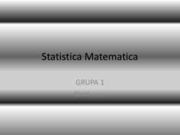 Statistica Matematica-proiect exemplu