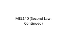 Introduction to Second Law (contd.) [Lecture 4].