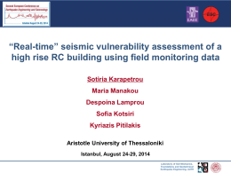 seismic vulnerability assessment of a high rise RC building