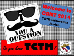 CAMT TCTM INFO 2014