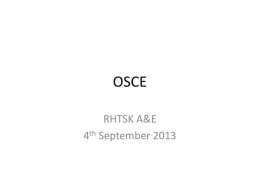 OSCE (Answer)
