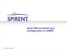 Config Multi PDN Aux in eHRPD