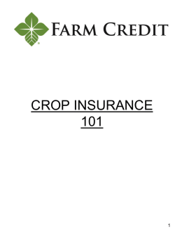 Lee Waters &ndash; Crop Insurance 101
