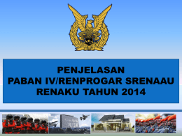 Informasi dari Paban IV/Srenaau, DIPA TA. 2015