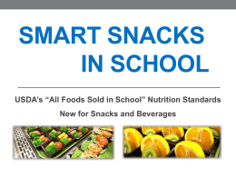 Smart Snacks Presentation Powerpoint