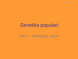 Genetika populací