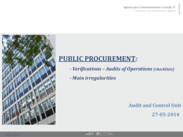 (Public Procurement Procedures)?