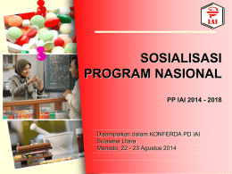 PERAN APOTEKER Dalam Pelaksanaan JKN Sesuai PP