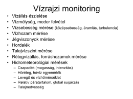 Vízrajzi monitoring